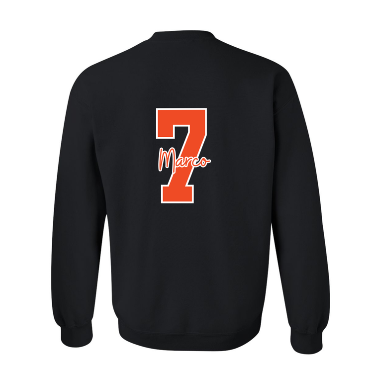 S-O SENIOR MOM FINAL QUARTER BLACK GILDAN 18000 SWEATSHIRT