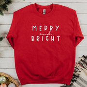 Merry and Bright Red Sweatshirt