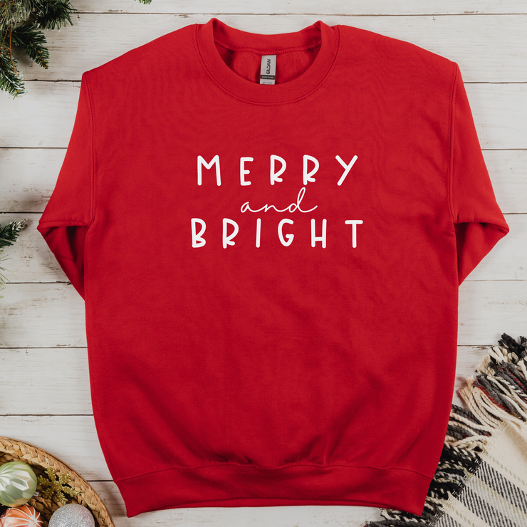 Merry and Bright Red Sweatshirt