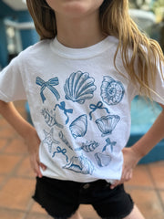 Seashell Ribbon Collage