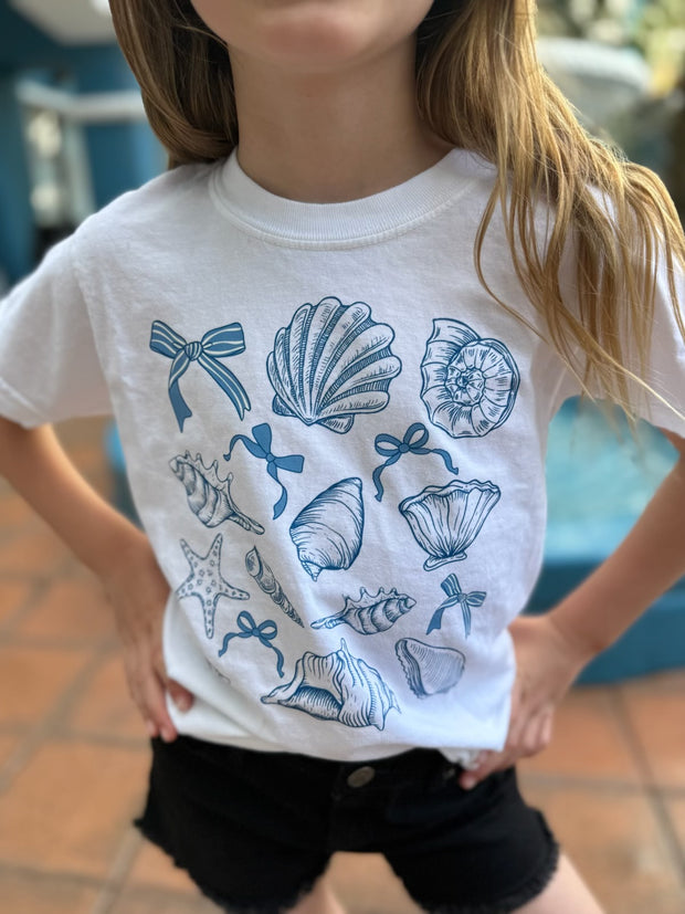 Seashell Ribbon Collage