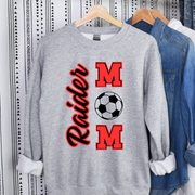 Raider Soccer Mom Gray Crew Sweatshirt