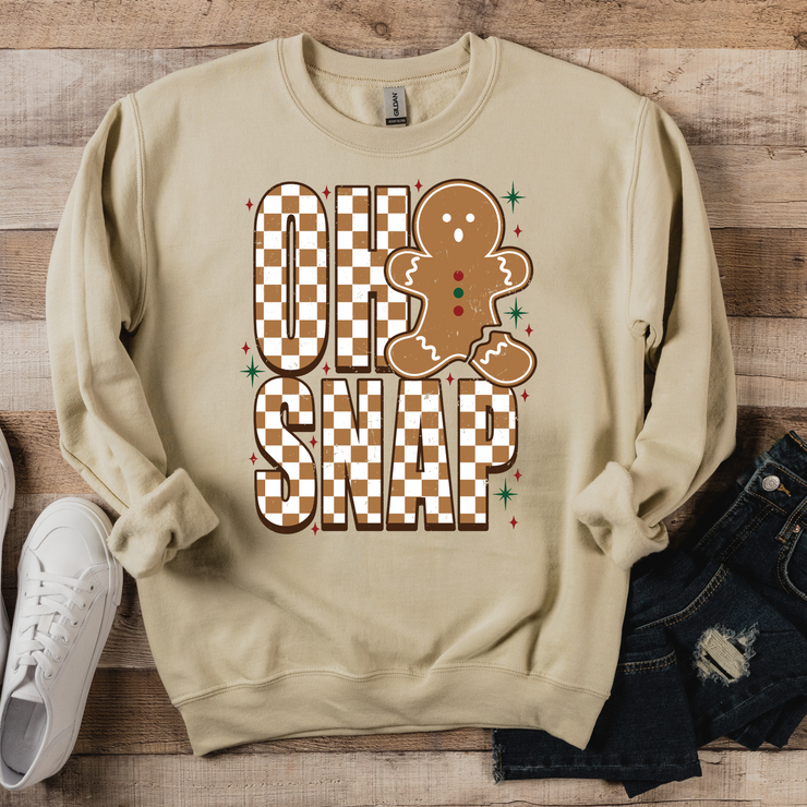 OH SNAP GINGERBREAD MAN SWEATSHIRT