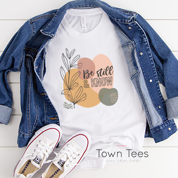 BE STILL AND KNOW - VNECK
